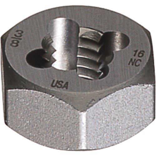 TGI462-Hexagon Rethreading Dies, HSS, Bright Finish