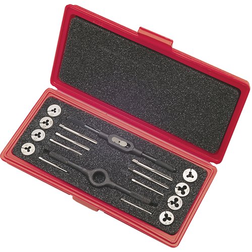 TGJ636-Tap & Die Sets with Production Hand Taps and Carbon Steel Round Adjustable Dies