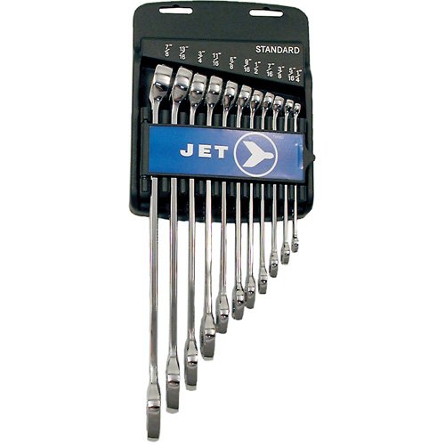 TGW003 - Fully Polished Long Pattern Combination Wrench Set
