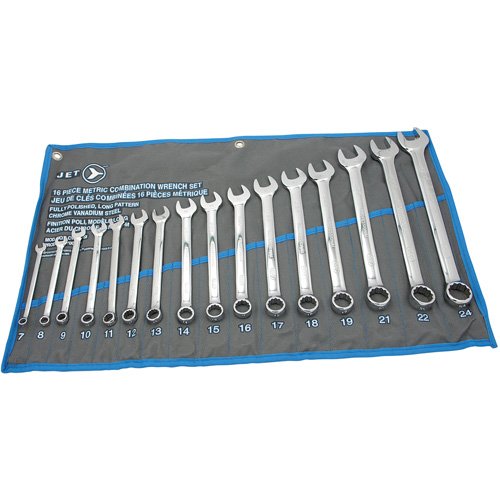 TGW010 - Fully Polished Long Pattern Combination Wrench Set