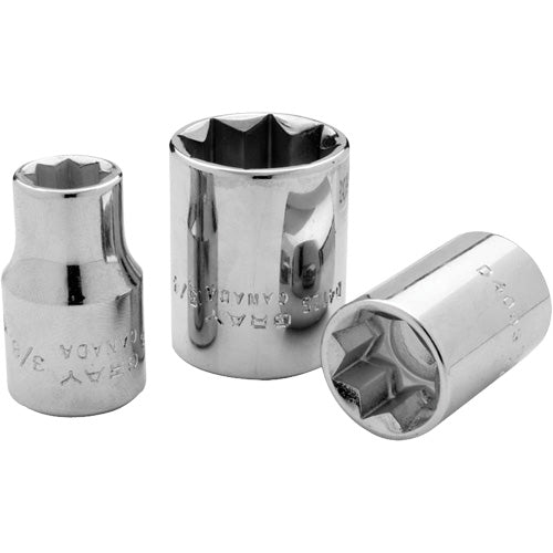 TI373 - Double Square Chrome Socket