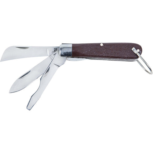 TJ956 - 3-Blade Pocket Knife with Screwdriver