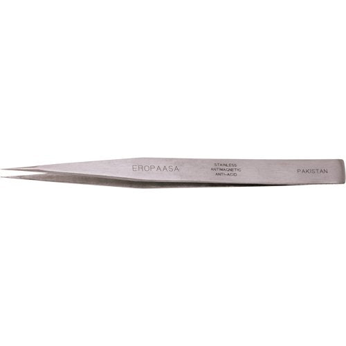 TKZ977-Tweezers - Pointed Tips, Straight - 4.92" (125 mm)