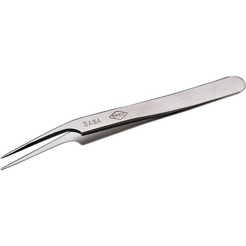 TKZ987-Tweezers - Pointed Tips, Straight Relieved - 4.53" (115 mm)