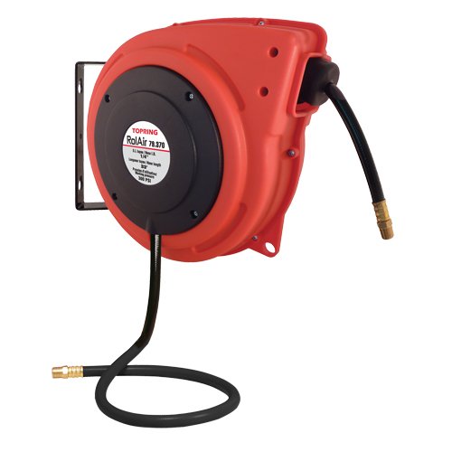 TLV342-Rolair Automatic Rewind Hose Reel With PVC Hose