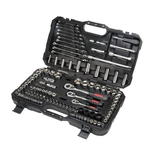 TLV361-1/4", 3/8" & 1/2" Drive SAE/Metric Socket & Wrench Set