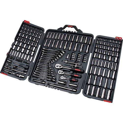TLV362-1/4", 3/8" & 1/2" Drive SAE/Metric Socket & Wrench Set