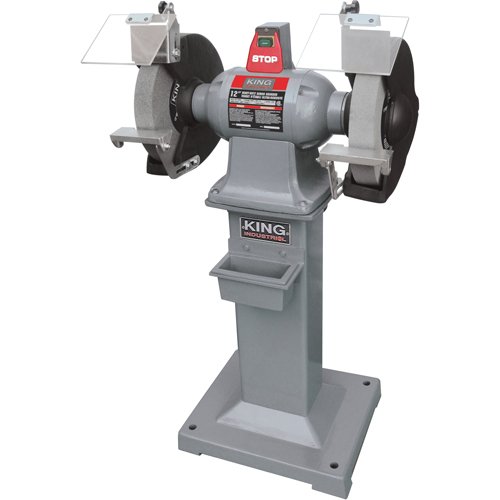 TMA030-Heavy-Duty Bench Grinder With Floor Stand