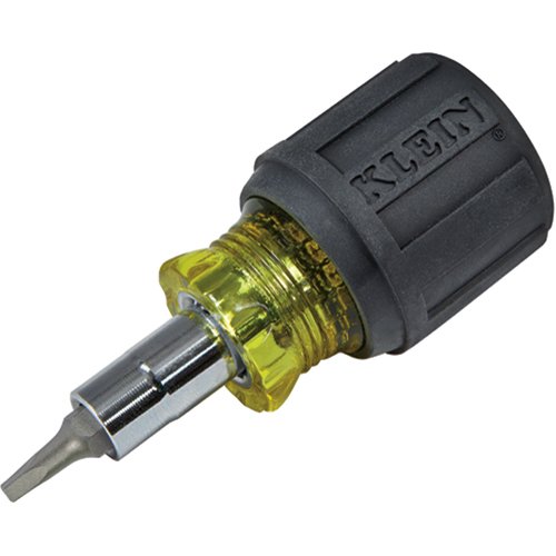TNB542-Stubby Multi-Bit Screw Driver With Sq.Recess