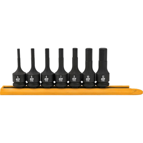TPB423 - Hex Bit Impact Metric Socket Set
