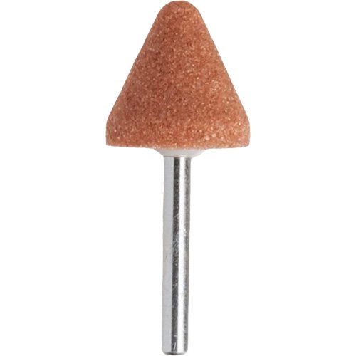 TQ505 - Large Taper Aluminum Oxide Grinding Stone with 5/8" Diameter