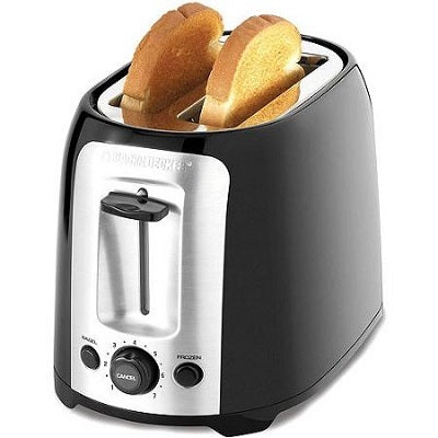 Toaster-2 Slice Black + Decker, Black/Silver