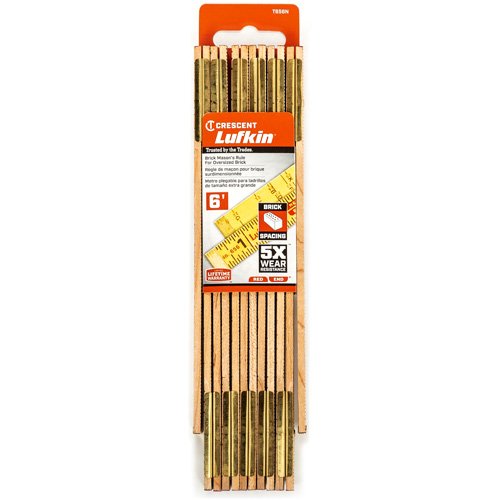 TTB613-Red End® Oversized Brick Mason Rule