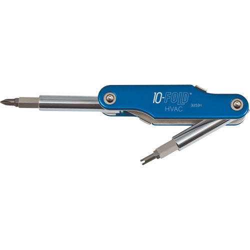 TUB171 - 10-Fold Screwdriver/Nut Driver, Schrader Valve Core