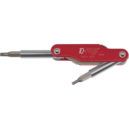 TUB175 - 10-Fold Screwdriver/Nut Driver, Fractional Hex