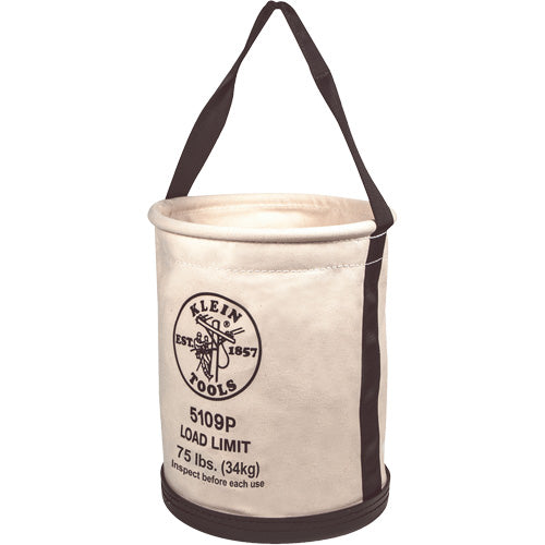 TUB861 - Wide Straight-Wall Bucket with Pocket & Molded Bottom