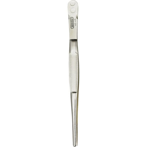TV231-Industrial Tweezers with Blunt Serrated Tip