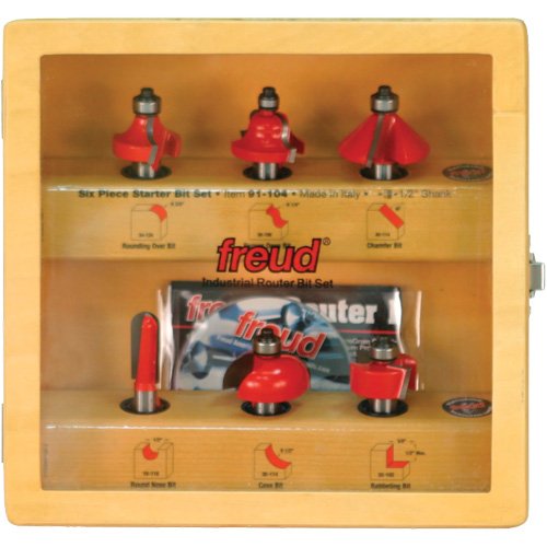 TW632-Starter Router Bit Set with 1/2" Shanks