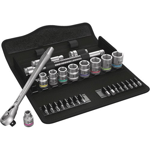 TYO884-Zyklop Metric Metal Ratchet with Switch Lever Set