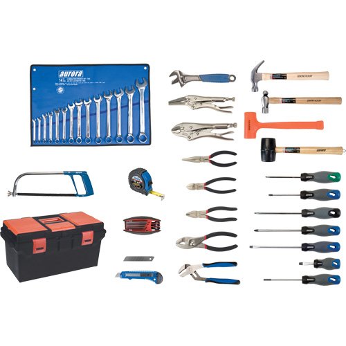 TYP012-Deluxe Tool Set with Plastic Tool Box