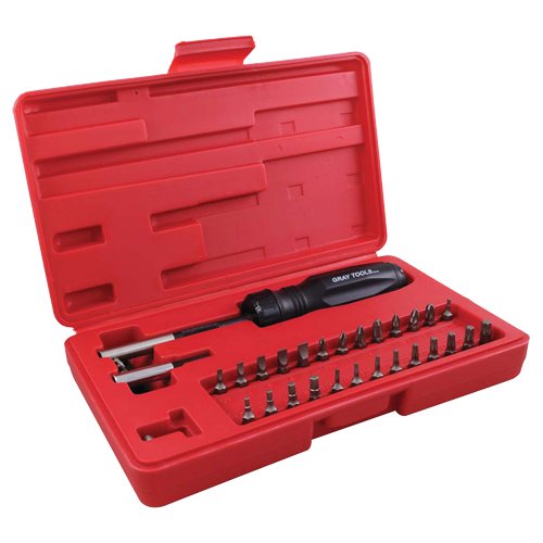 TYP976-Gearless Screwdriver Set In Plastic Storage Case