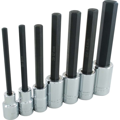 TYR450-Extra Long Hex Head  Socket Set
