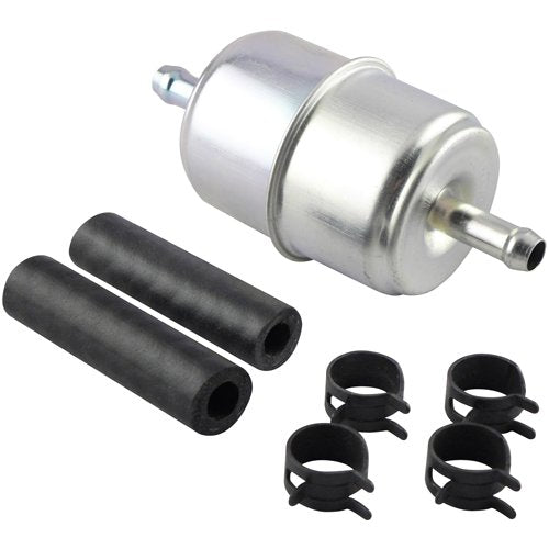 TYS710-BF840-K1 In-Line Fuel Filter with Clamps & Hoses