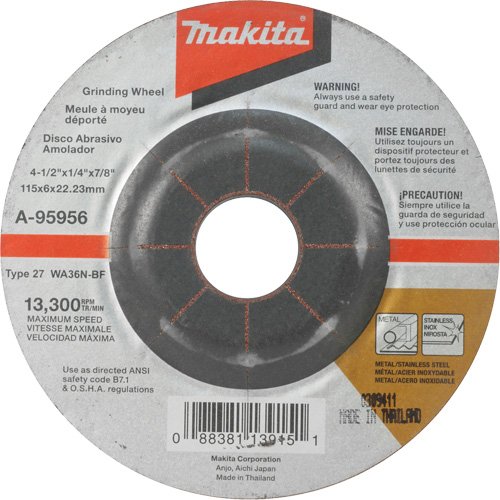 UAF011-INOX Grinding Wheel