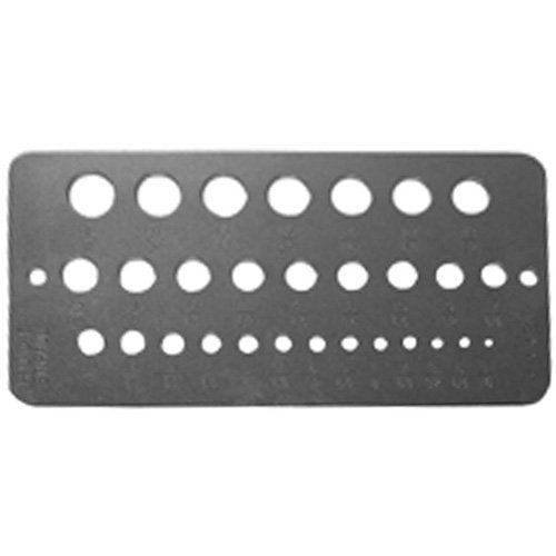 UAP203-Drillco® Fractional Sizes Drill Gauge