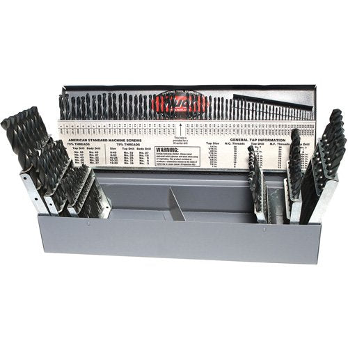 UAP245-Drillco® USA Jobber Length Drill Bit Set