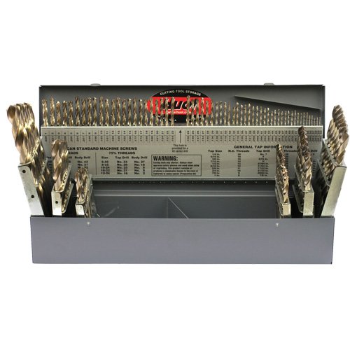 UAP254-Drillco® USA Jobber Length Drill Bit Set