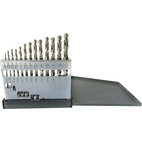 UAP255-Drillco® USA Left-Hand Jobber Length Drill Bit Set