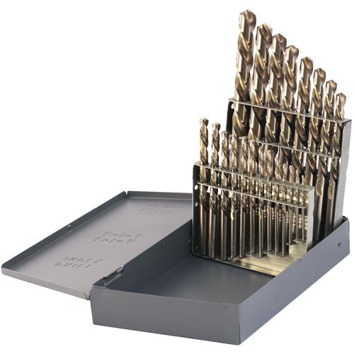 UAP258-Drillco® USA Left-Hand Jobber Length Drill Bit Set