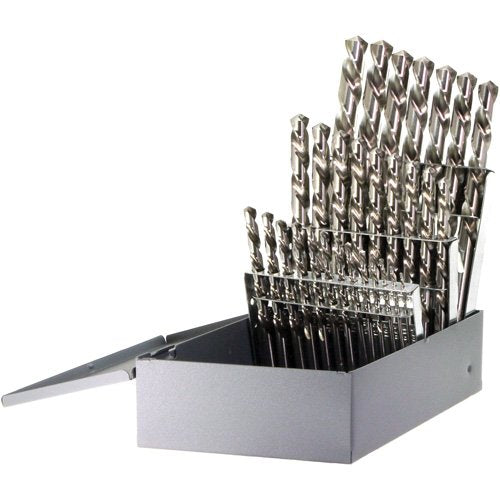 UAP259-Drillco® USA Left-Hand Jobber Length Drill Bit Set