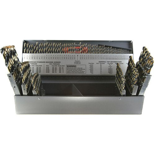 UAP294-Drillco® Nitro Heavy-Duty Jobber Length Drill Bit Set