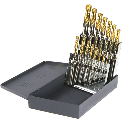 UAP297-Drillco® TiN Tipped Jobber Length Drill Bit Set
