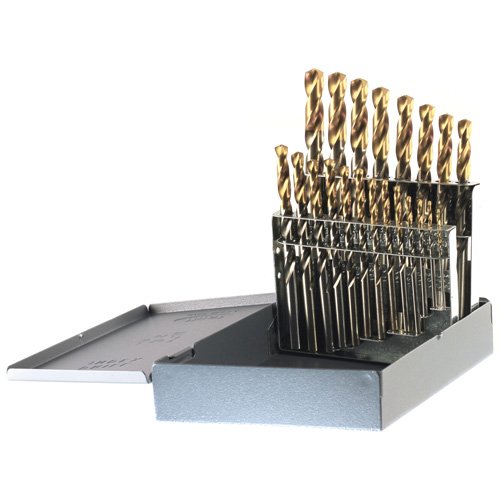 UAP298-Drillco® TiN Tipped Jobber Length Drill Bit Set