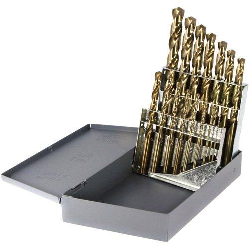UAP302-Drillco® USA Heavy-Duty Jobber Length Drill Bit Set