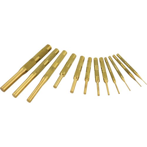 UAU757-Brass Pin Punch Set