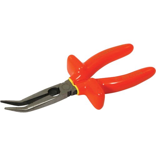 UAU877-Needle Nose 45° Curved With Cutter Pliers