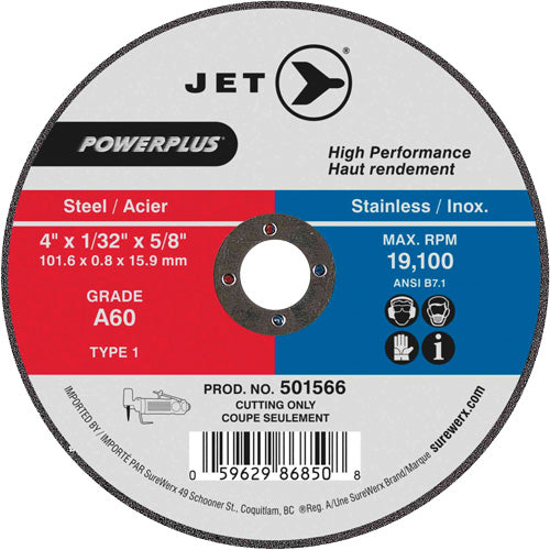 UAW173 - Powerplus Cut-Off Wheels for Die Grinders - Steel