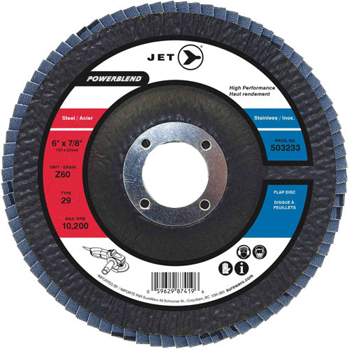 UAW189 - Flap Discs - Steel/Stainless Steel Application