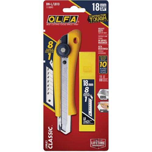 UAW871-Heavy-Duty Utility Knife with Replacement Blades
