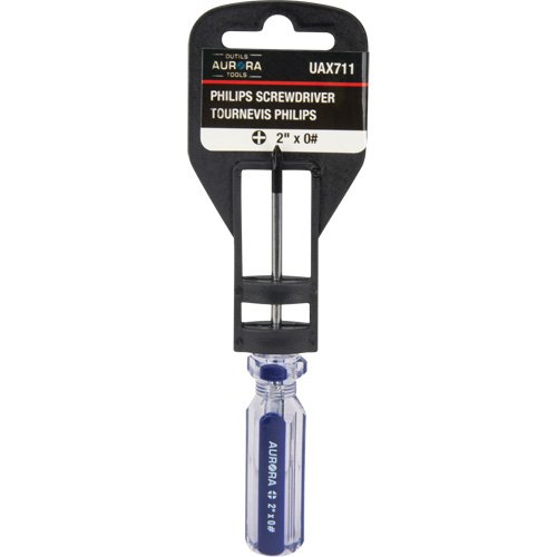 UAX711 - Blue Transparent Striped Philips Screwdriver