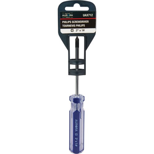 UAX712 - Blue Transparent Striped Philips Screwdriver