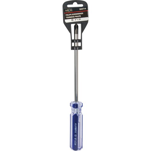 UAX714 - Blue Transparent Striped Philips Screwdriver