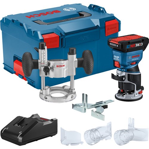 UAY317 - Brushless Colt™ Palm Router Kit with CORE18V® 4 Ah Advanced Power Battery & Plunge Base