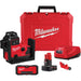 UAY542-M12™ Green 360° 3-Plane Laser with Automatic Alignment & Receiver