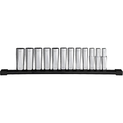 UAY753 - 12-Point Deep Well Metric Socket Set