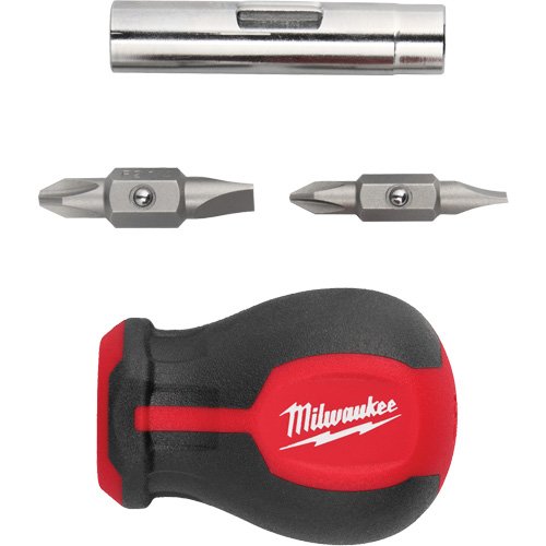 UAY762 - 6-in-1 Stubby Multi-Bit Screwdriver
